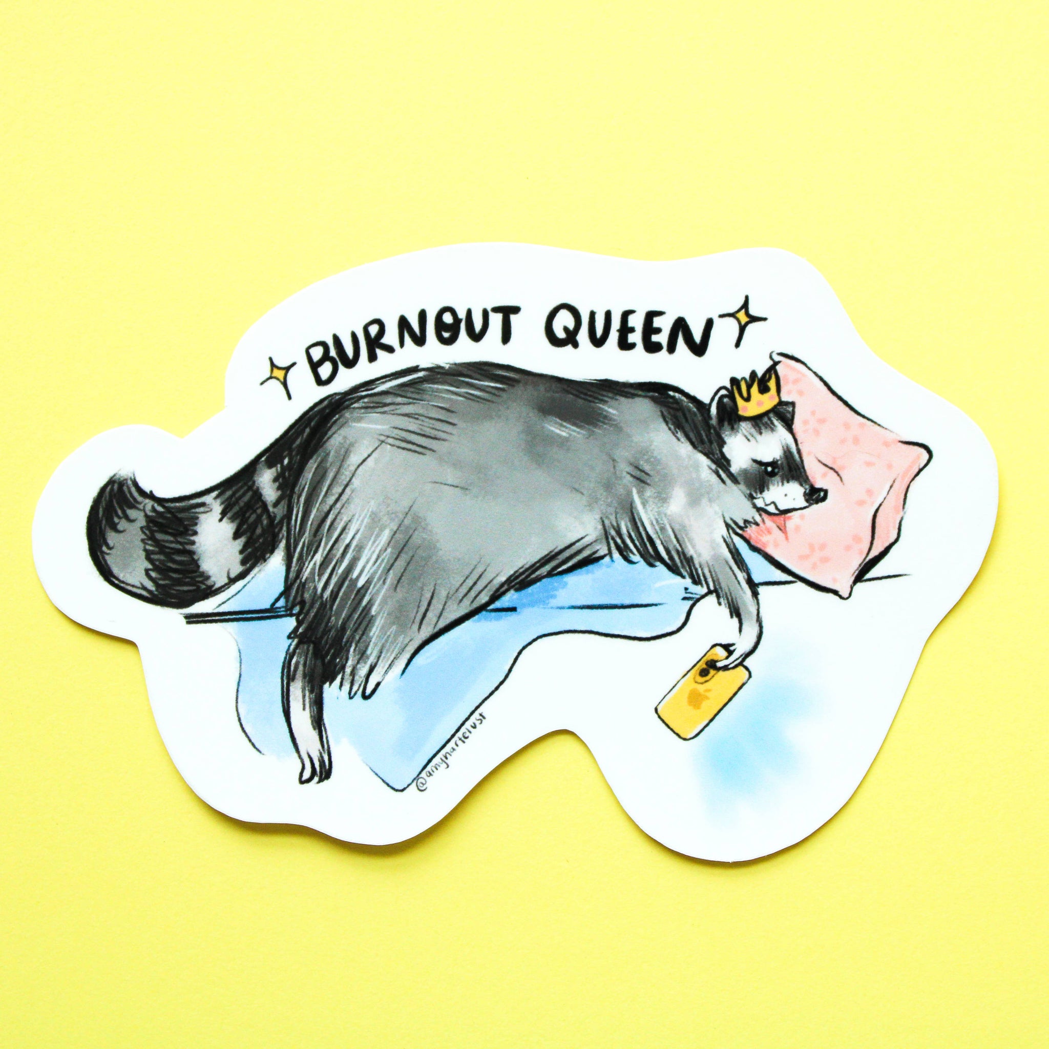 Burnout Queen Vinyl Sticker