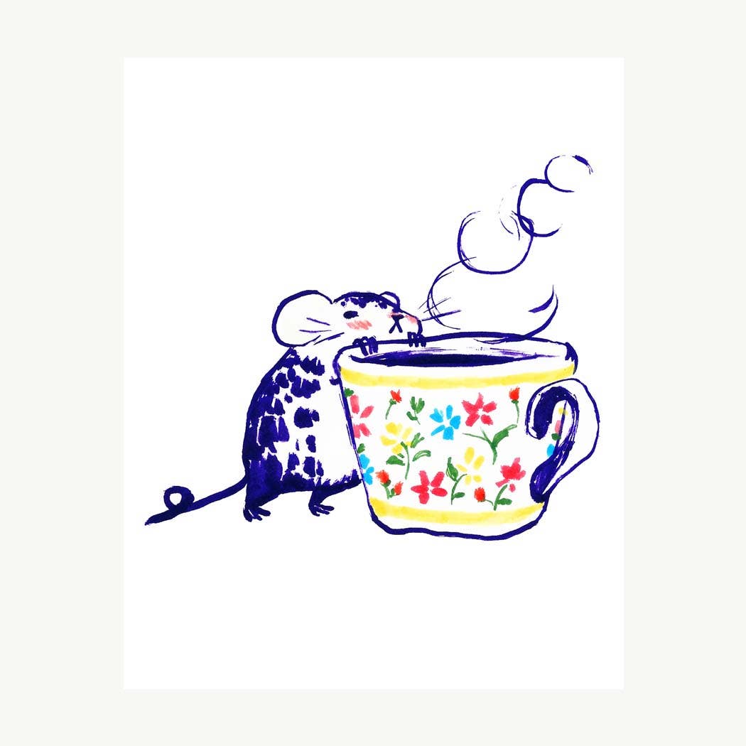 Art Print - "Mouse & Teacup"