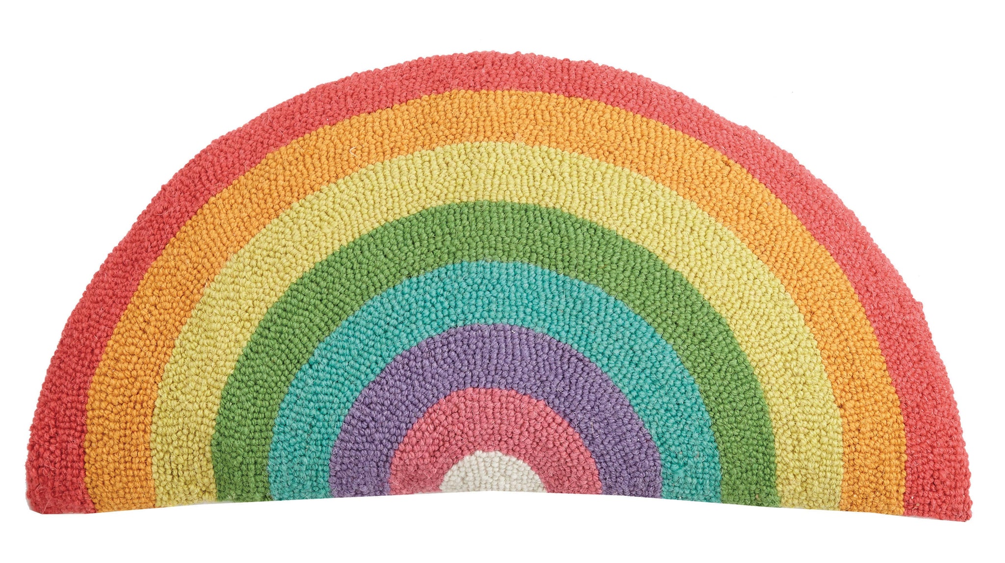 Oversized Rainbow Shaped Hook Pillow