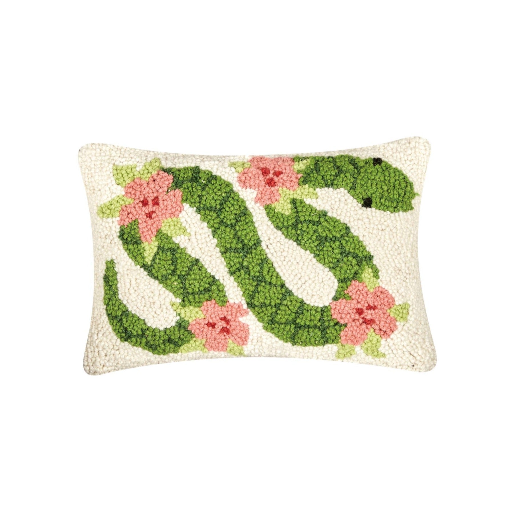 Floral Snake Hook Pillow