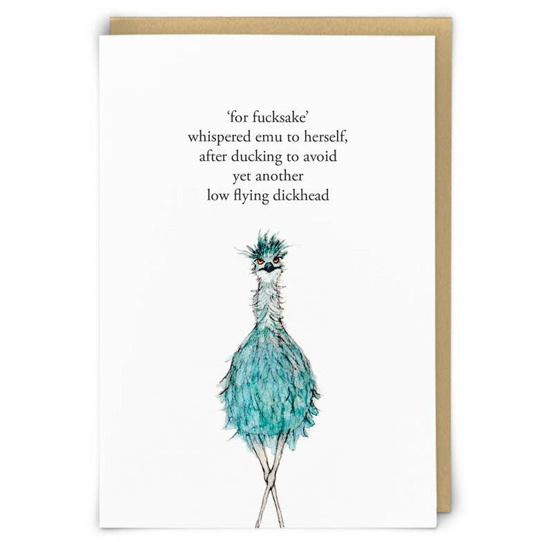 Emu Greeting Card