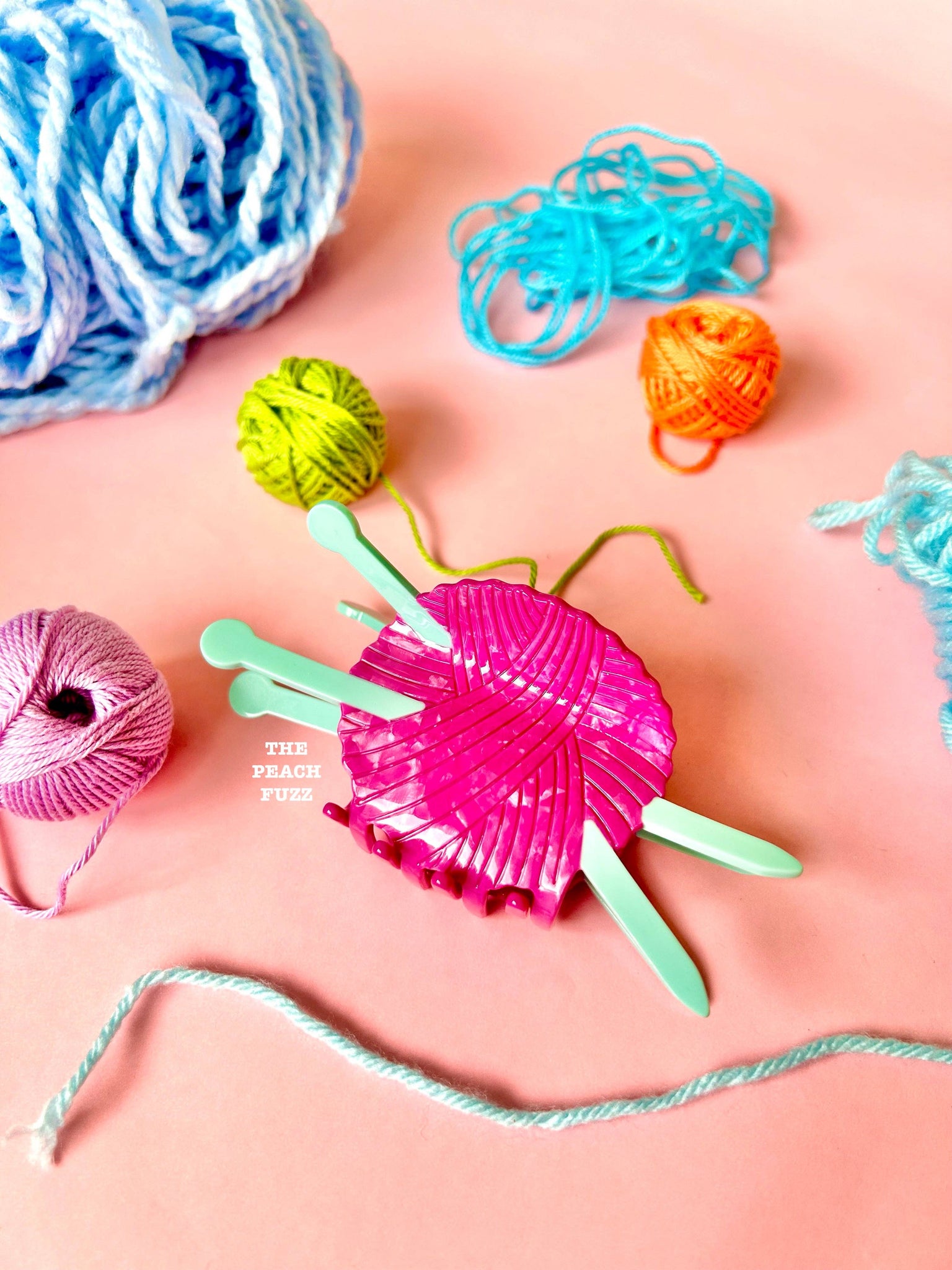 Knitting Needles Hair Claw