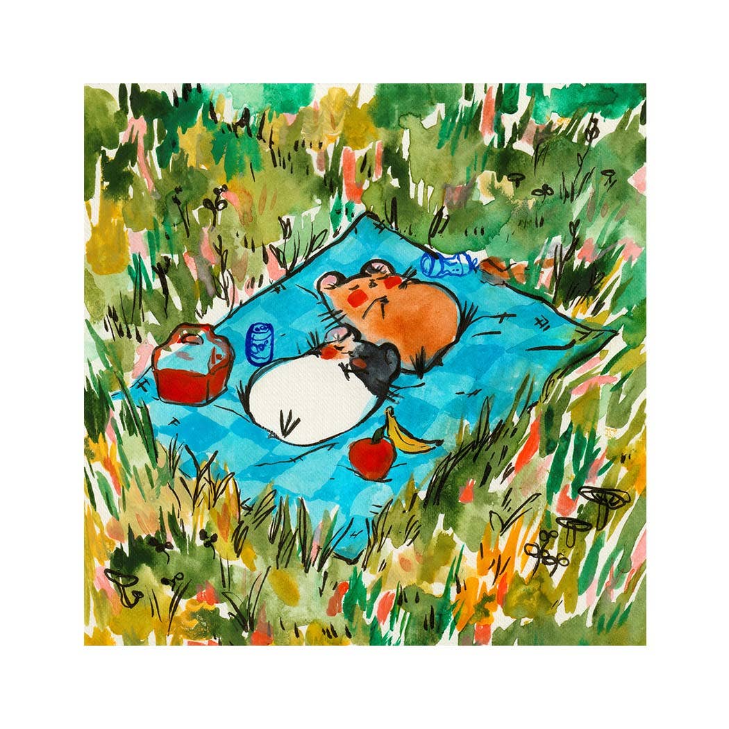 Art Print - "Picnic Hams"