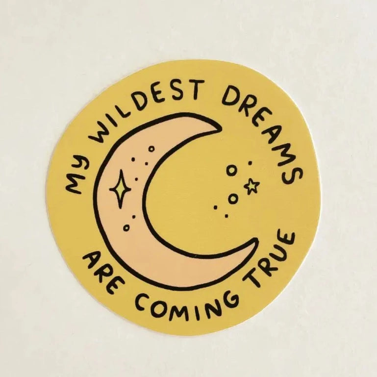My Wildest Dreams Are Coming True Vinyl Sticker