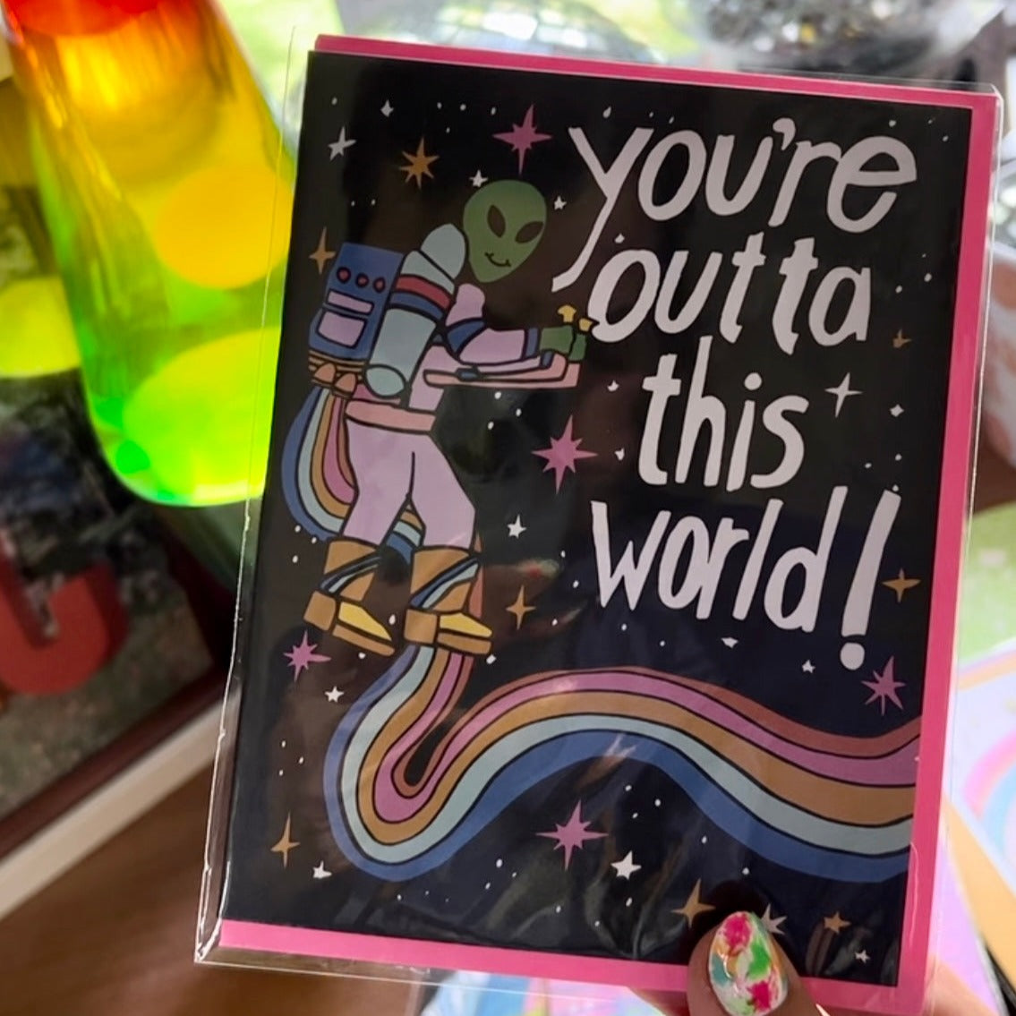 Outta This World Greeting Card