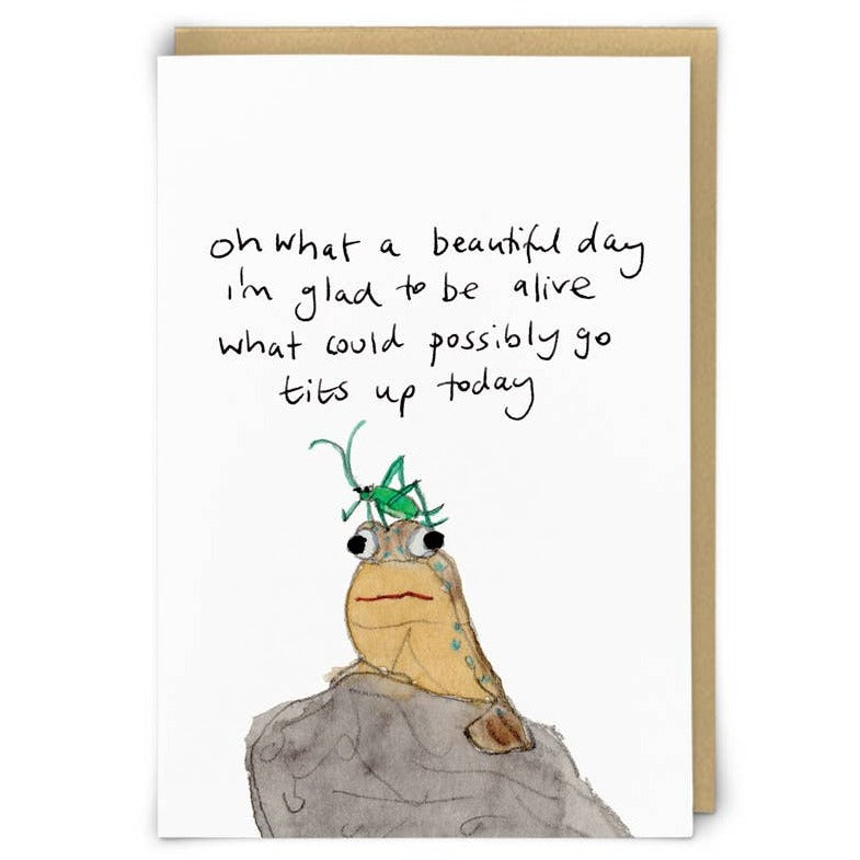 Mudskipper Greetings Card