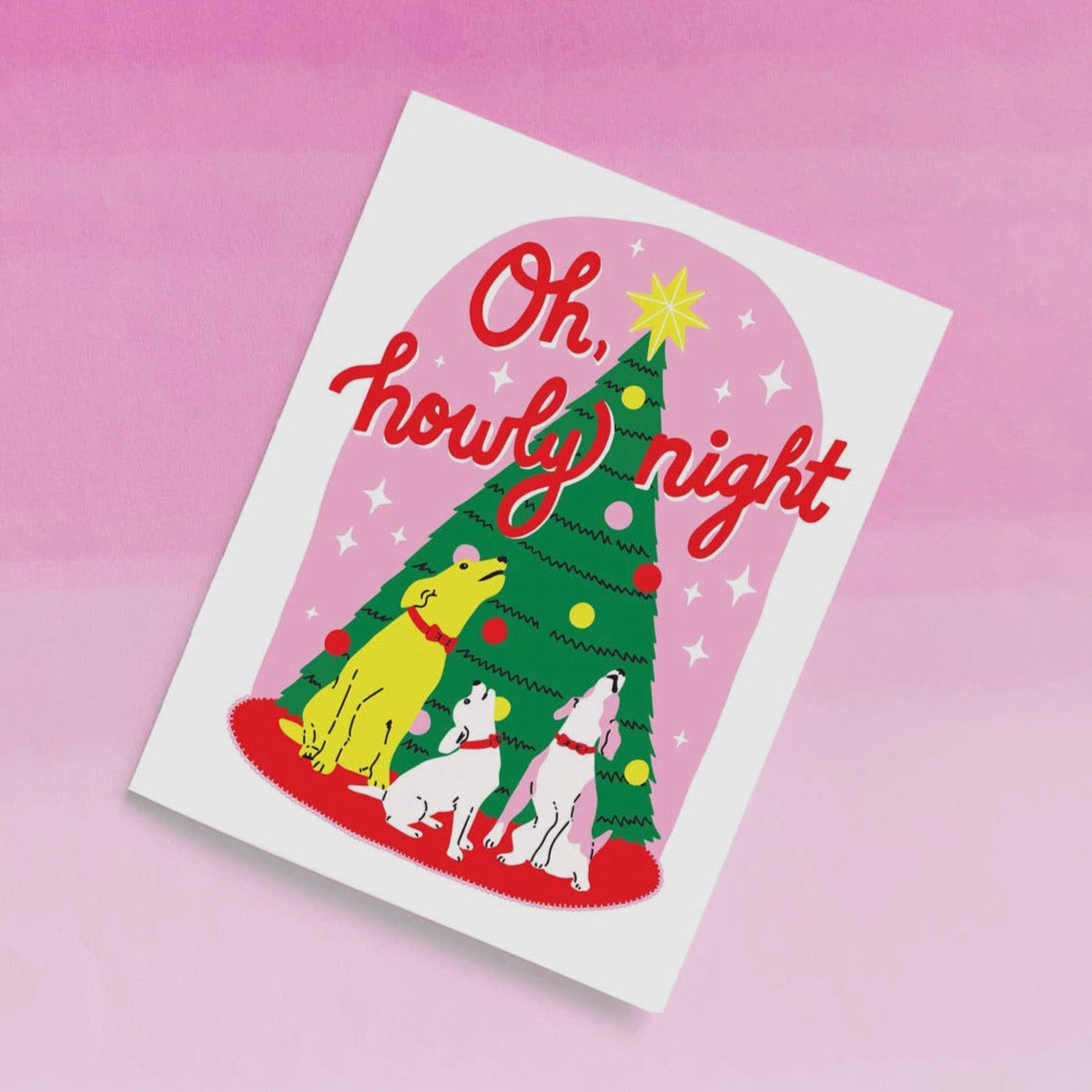 Oh Howly Night Dogs Holiday Card