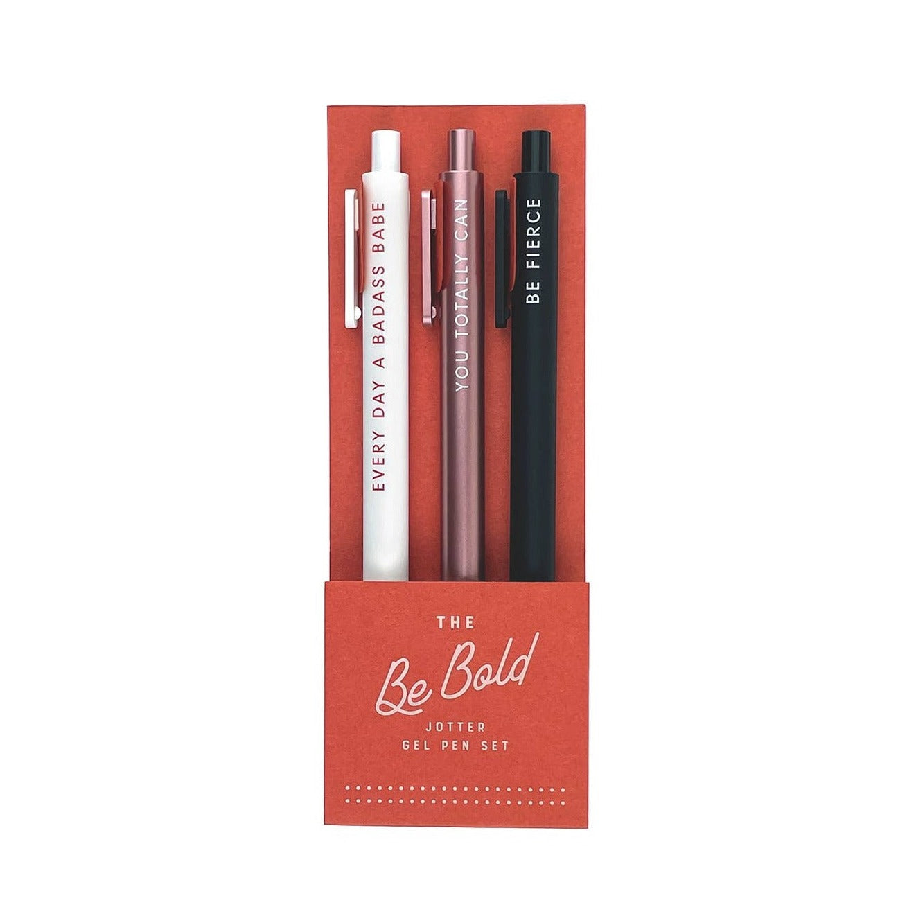 Be Bold Jotter Gel Pen: Set of 3