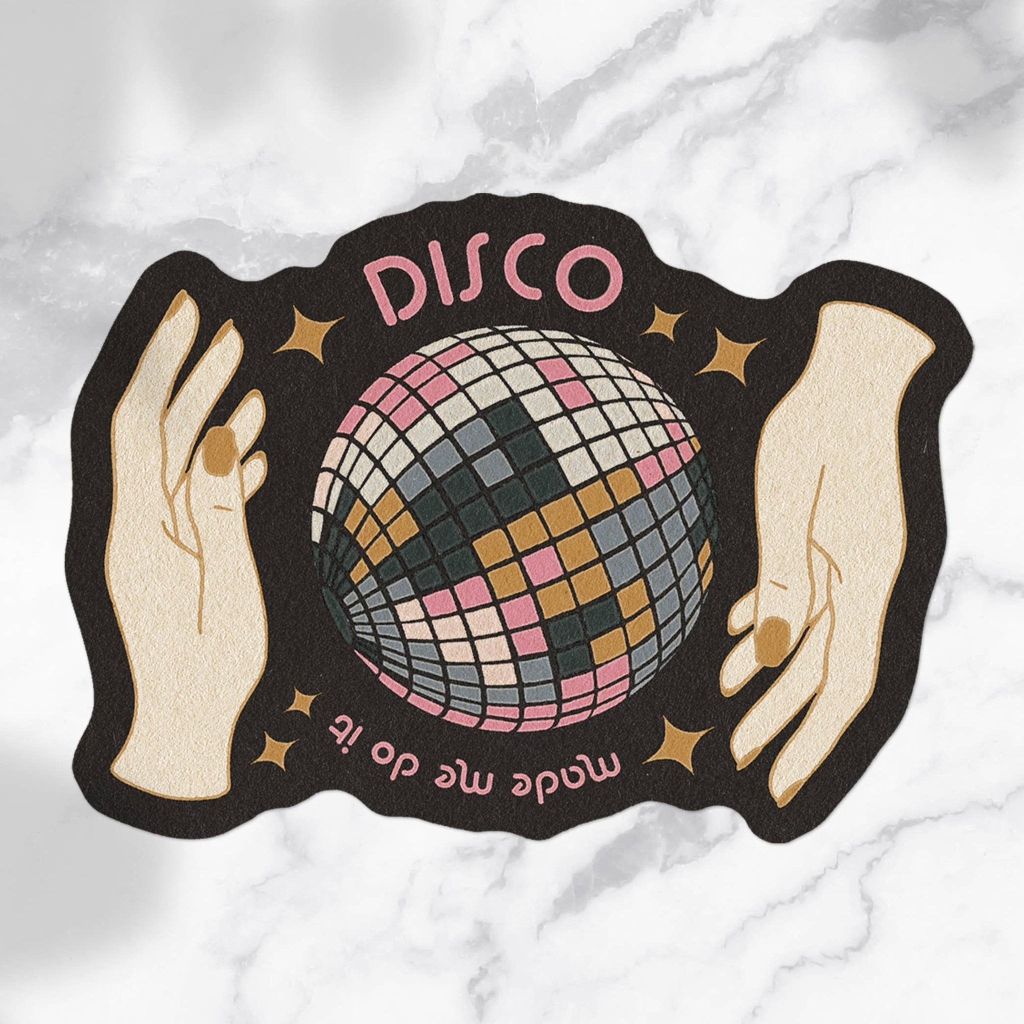 Disco Made Me Do It Sticker