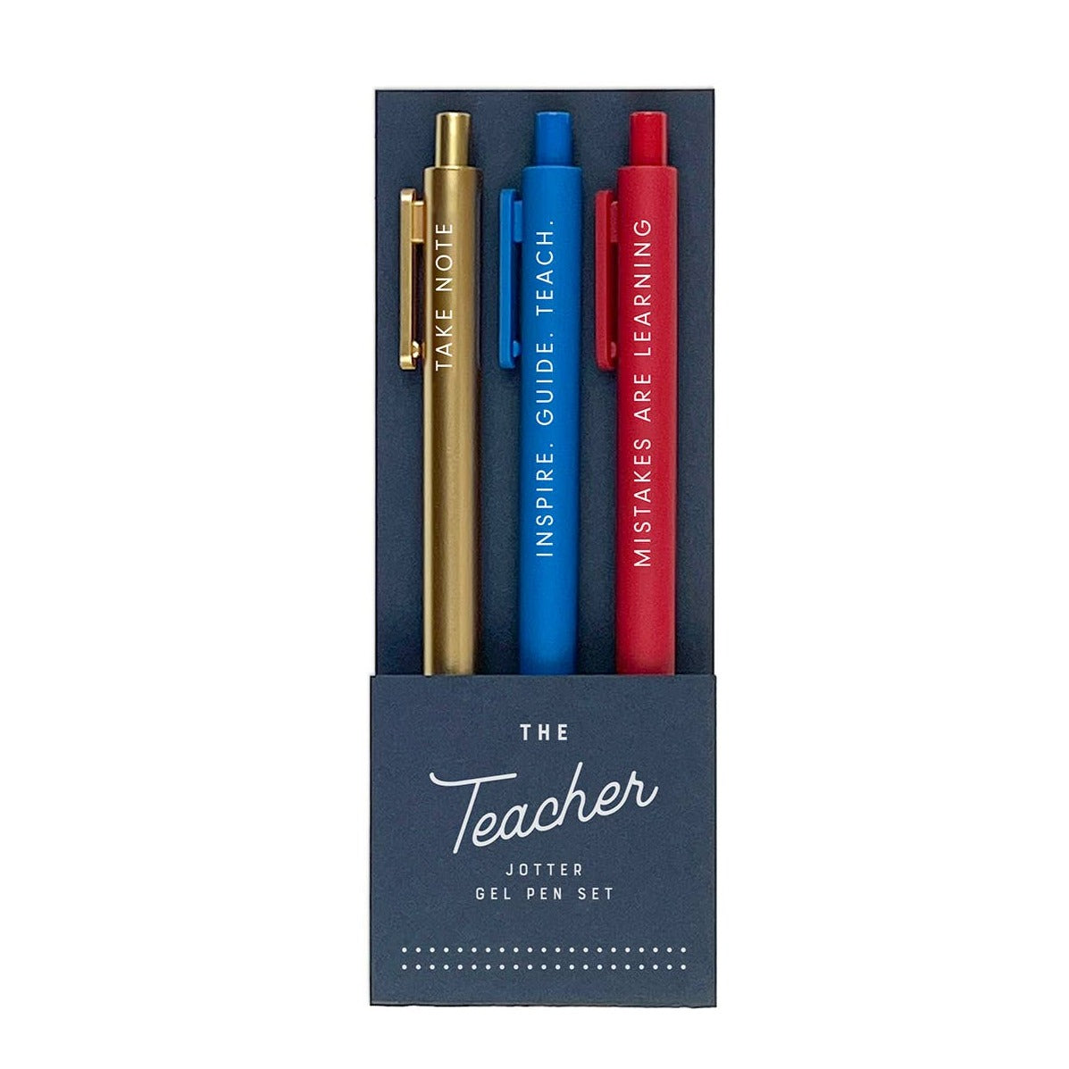 The Teacher Jotter Gel Pen: Set of 3