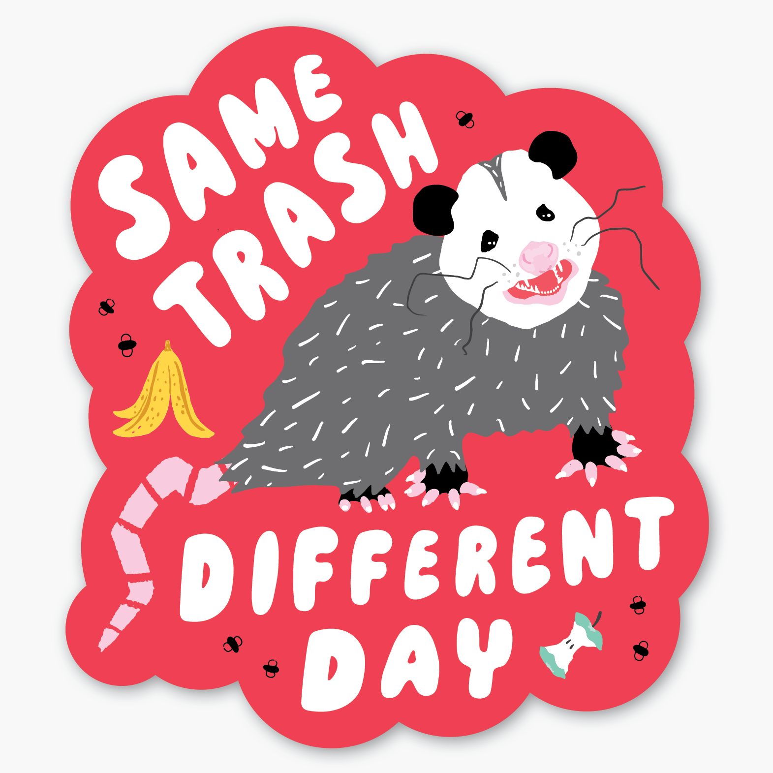 Same Trash Possum Sticker