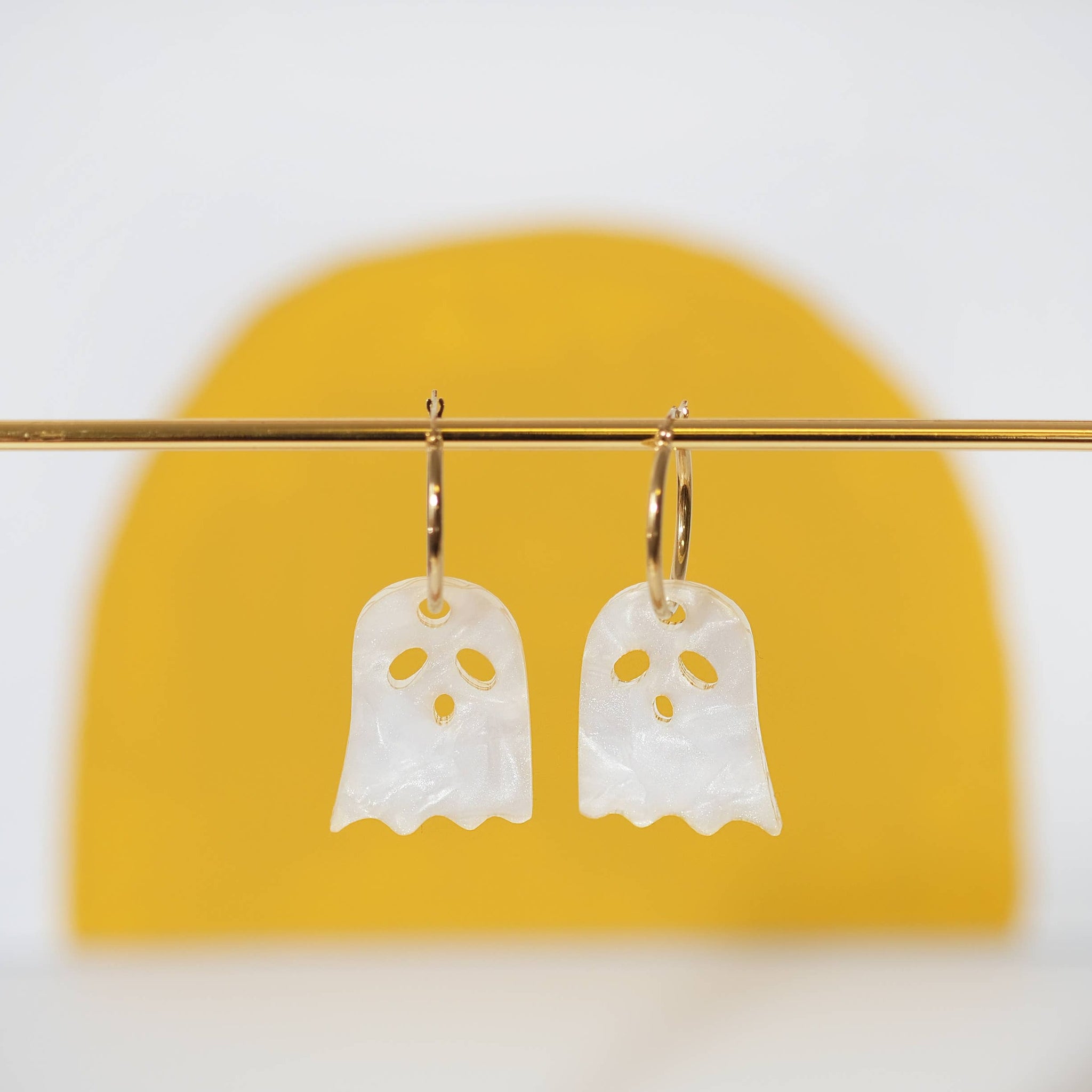 Ghost Hoop Earrings