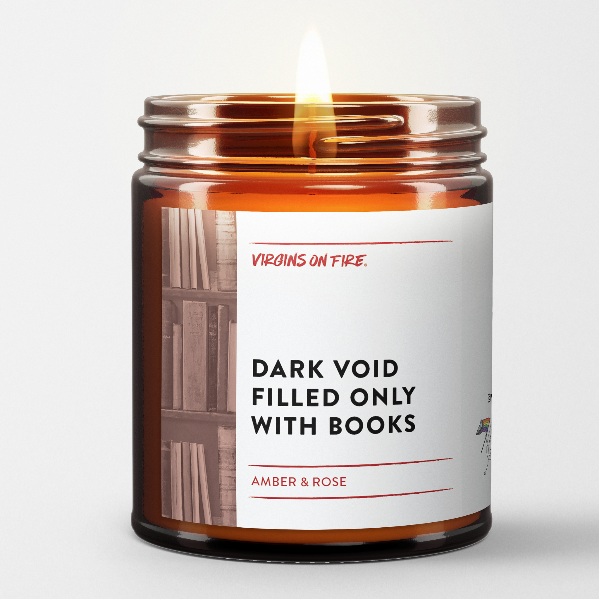 DARK VOID FILLED ONLY WITH BOOKS Scented Candle