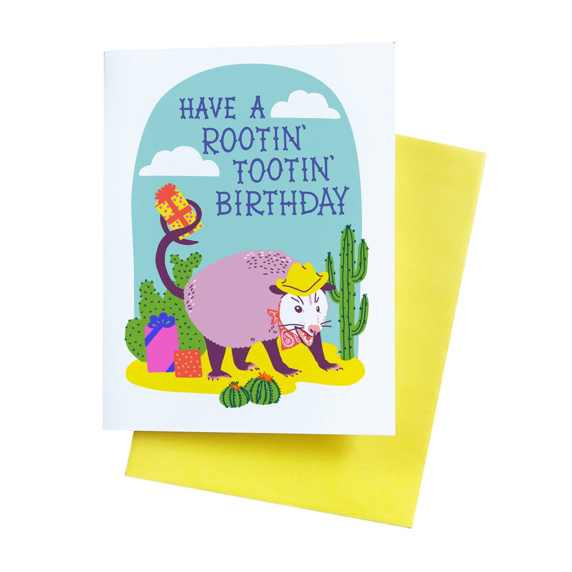 Rootin'Tootin' Birthday Greeting Card