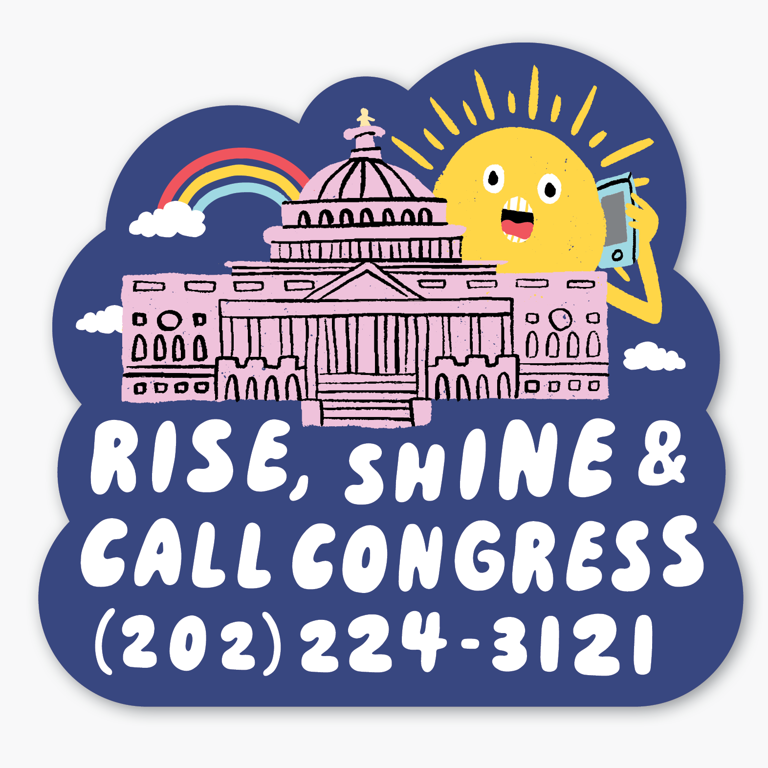 Call Congress Sticker