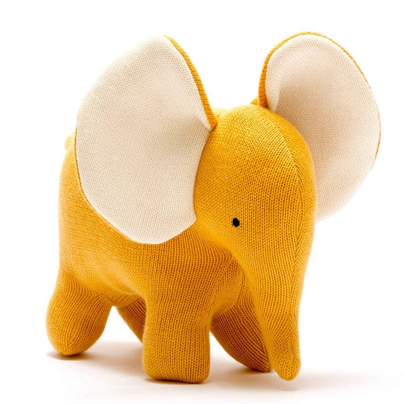 Large Mustard Elephant Plush