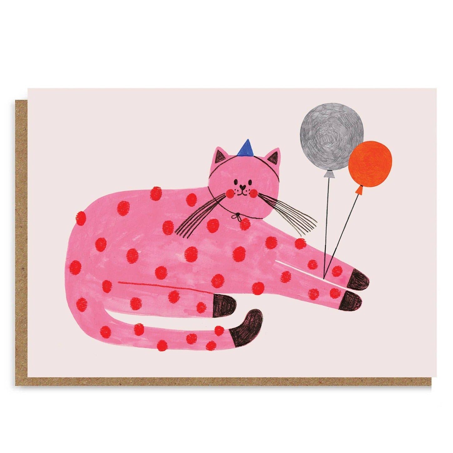 Party Cat Greeting Card