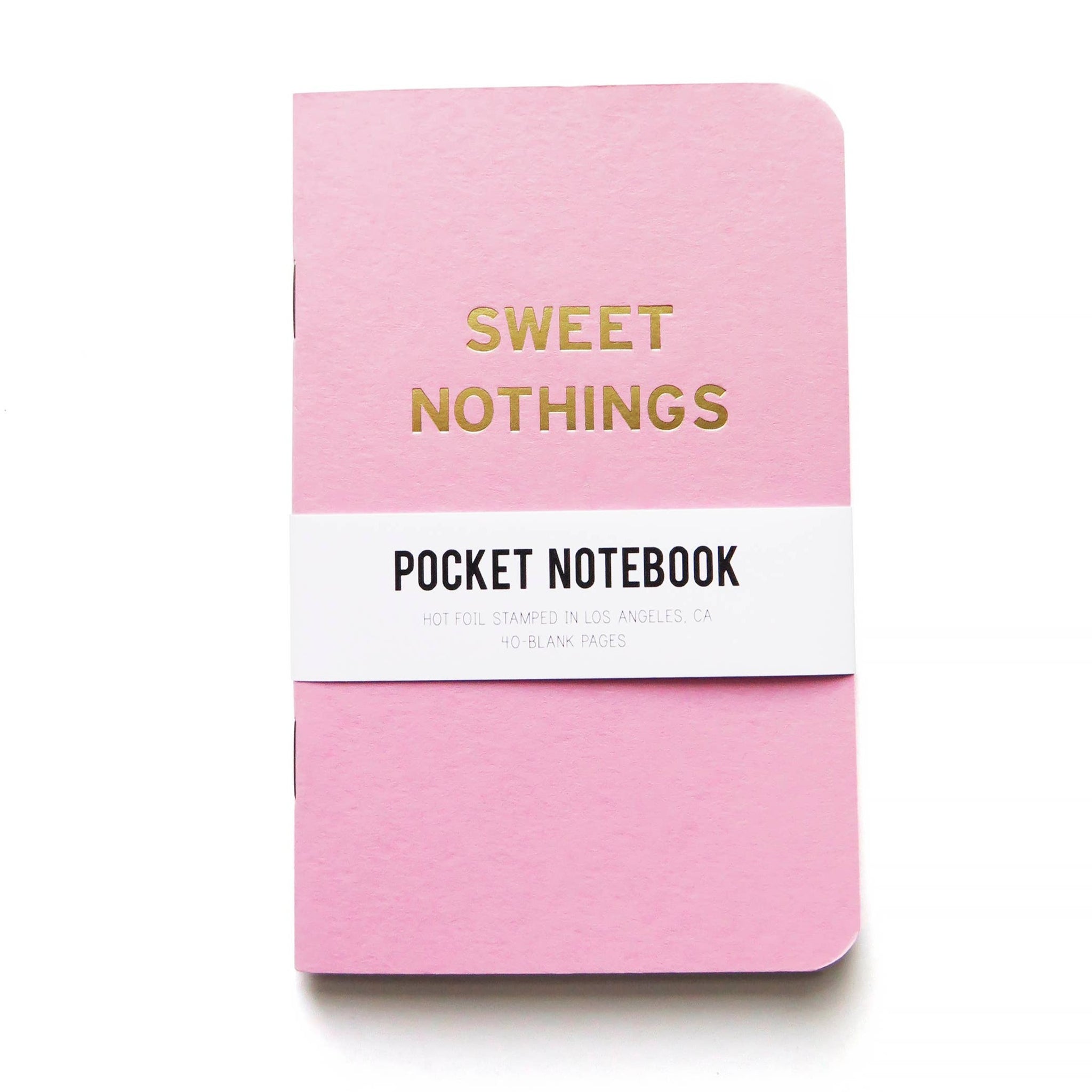 SWEET NOTHINGS Hot Foil Stamped Pocket Notebook
