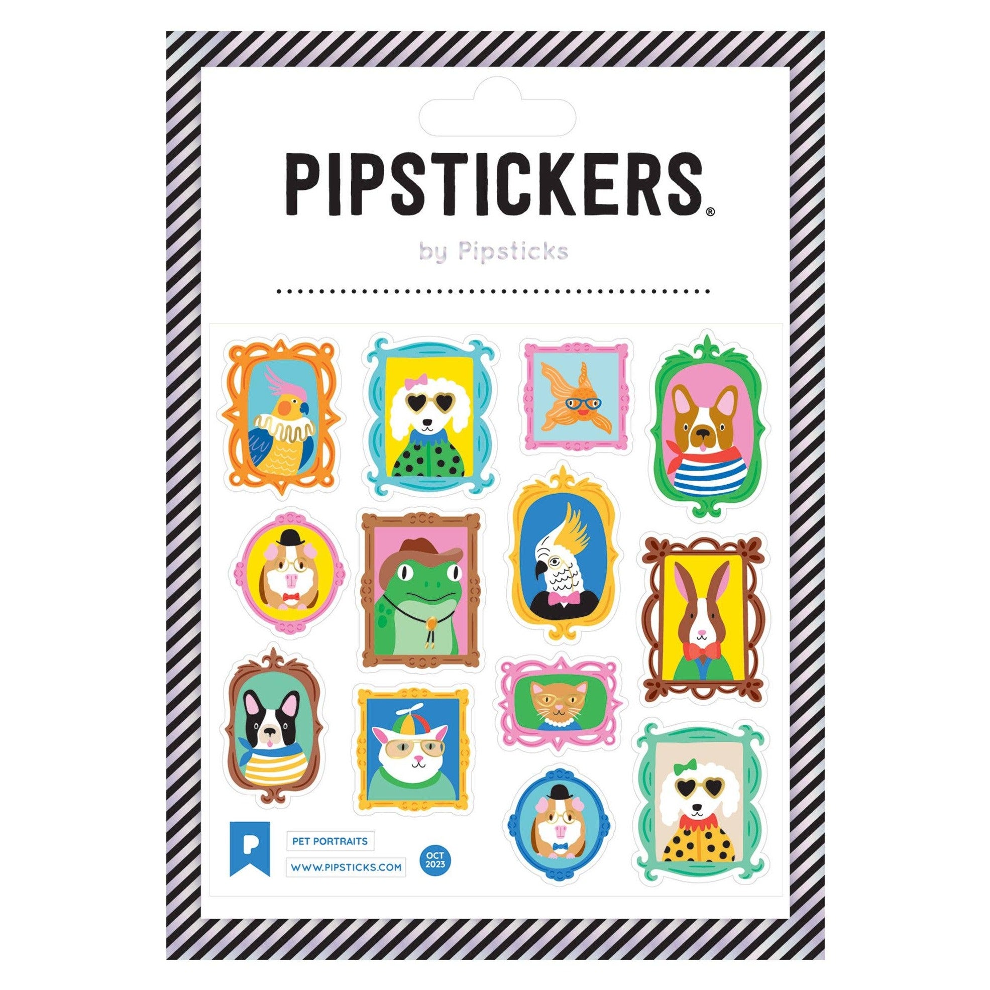 Pet Portraits Sticker Sheet