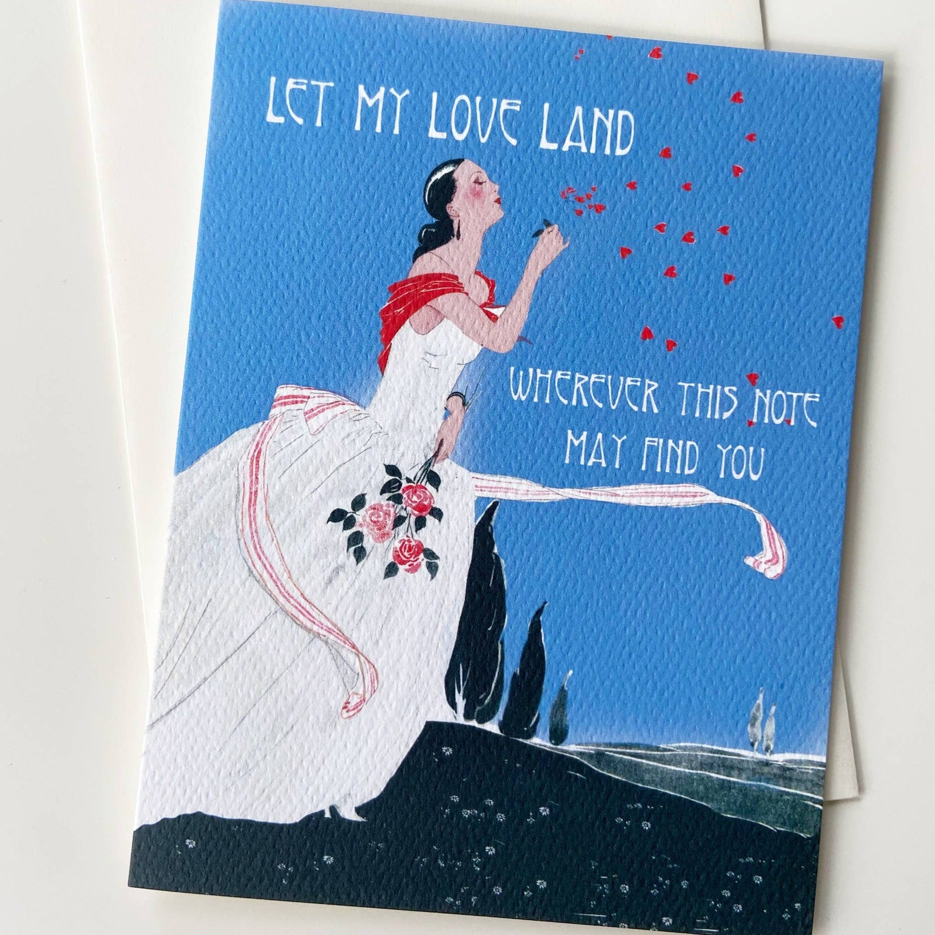 Love Landing Vintage Friendship Card