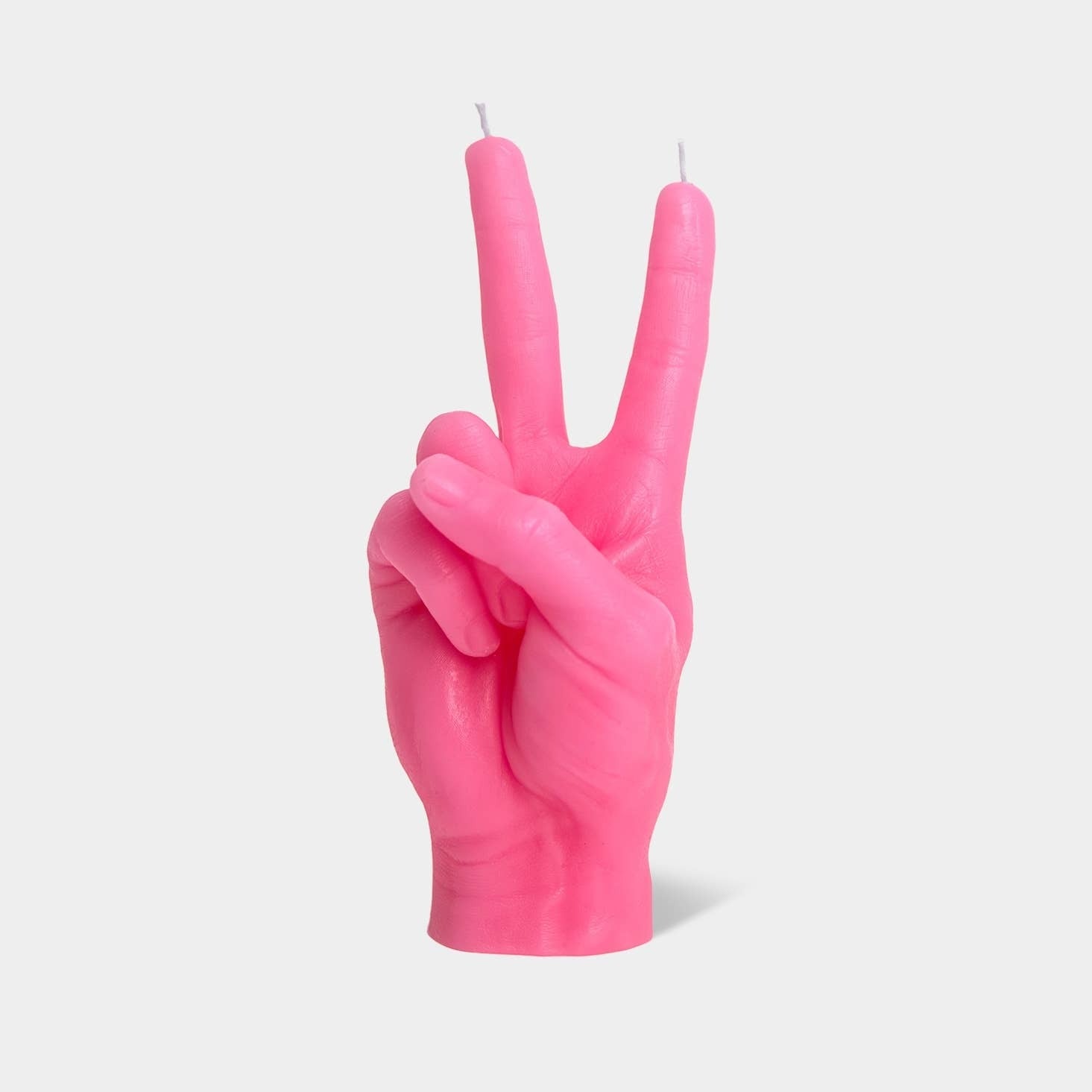 Peace Sign Hand Candle